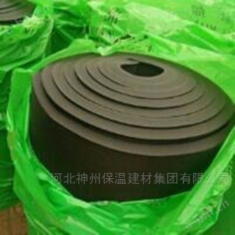 橡塑材料b1级防火防冻 隔热黑色橡塑板