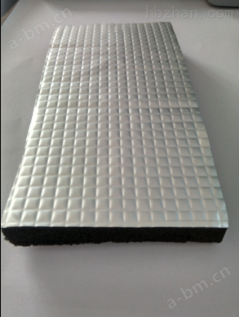 阻燃网格布铝箔橡塑保温板生产