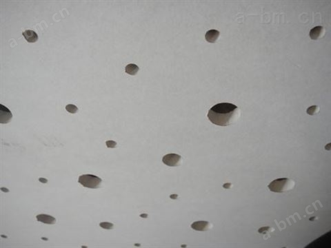 墙面吸声穿孔石膏板的安装示意图