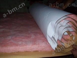 新疆100厚12K真空玻璃棉毡 红色毡含税价