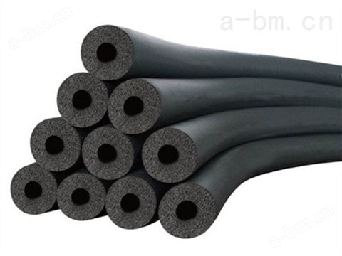 阻燃橡塑管开口保温管黑色橡塑
